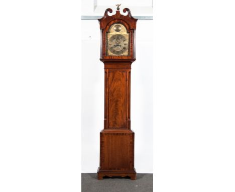 A George III mahogany longcase clock
Arched brass dial, signed JOHN HALL BEVERLEY, within the lunette, with subsidiary second