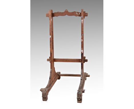 RICHARD FREMUND'S EASEL | BOHEMIA (CZECH / BOHEMIAN) | height 170 cm, width 98 cm, depth 90 cm | Lot description | Wooden pai
