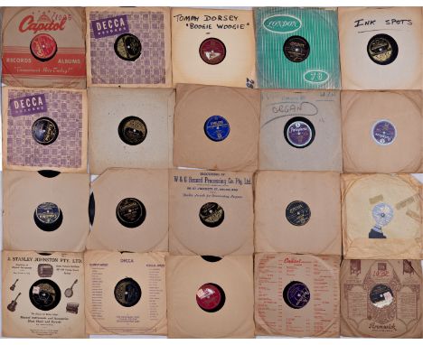 COLLECTION OF SHELLAC PLATES - 20 PIECES | AUSTRALIA (AUSTRALIA / AUSTRALIAN) | provenance: from the estate of the musician P