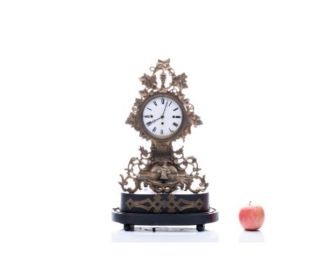TABLE QUARTER CLOCK WITH SLOT MACHINE | GERMANY (GERMANY / GERMAN 19.-20. CENTURY) | 19.-20. century | height 47 cm | provena