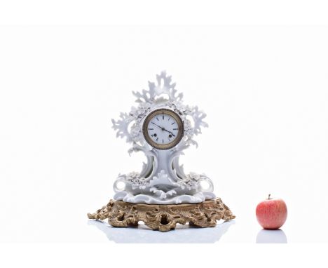 SECOND CENTURY PORCELAIN CLOCK | BOHEMIA (CZECH / BOHEMIAN 2ND HALF OF THE 19TH CENTURY) | 2nd half of the 19th century | hei