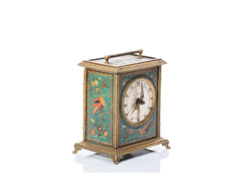 ART NOUVEAU ALARM CLOCK | JUNGHANS, SCHRAMBERG (GERMANY / GERMAN 19.-20. CENTURY) | 19.-20. century | height 16 cm | provenan