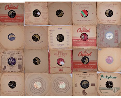 COLLECTION OF SHELLAC PLATES - 20 PIECES | AUSTRIA HUNGARY (AUSTRIA-HUNGARY / AUSTRIAN HUNGARIAN) | provenance: from the esta