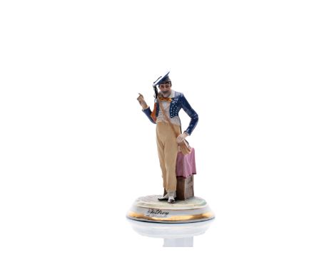 JOHANN NESTROY AS WILLIBALD | PRAGUE (PRAGUE PORCELAIN FACTORY) (CZECH / BOHEMIAN AROUND 1840) | around 1840 | height 15.5 cm