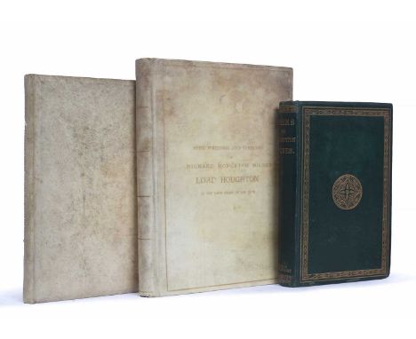 Monckton Milnes (Richards Ist Baron Houghton) (1809-1885) English Poet and Politician'Selections from Poetical Works'. Murray