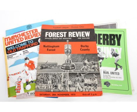 Fulham v Bournemouth 1993 programme (in memory of Bobby Moore), Colin Boulton Testimonial and a number of 1980's programmes.