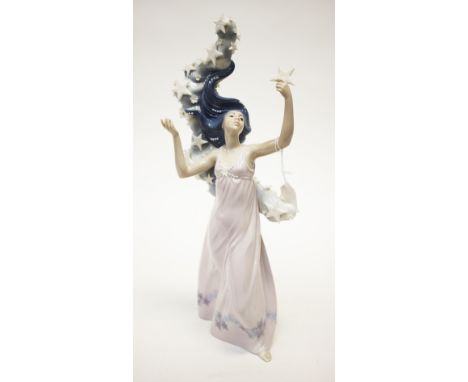 Large lladro 'Milky Way' Millenium figure, boxed.