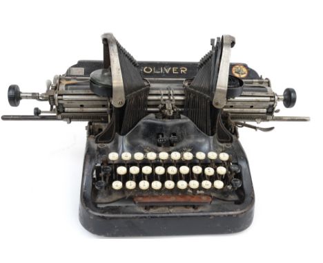 A late 19th Century/early 20th Century 'OLIVER' typewriter, The Oliver Typewriter Co, Victoria Street, London E.C.