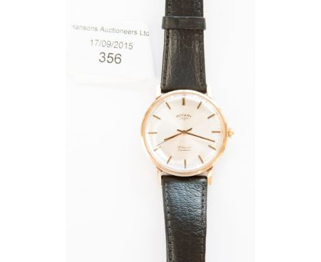  A 9ct gold Rotary gentlemen's wristwatch, circa 1970, manual wind 