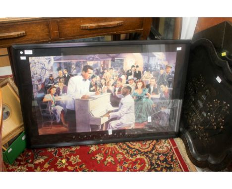 'Play It Again' print, taken from an original painted by George Bungarda, copyright 1993