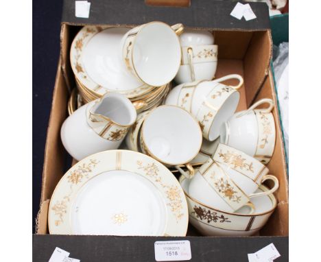 Two boxes of ceramics including a Noritake tea service, poodle ornaments, etc (Two boxes)