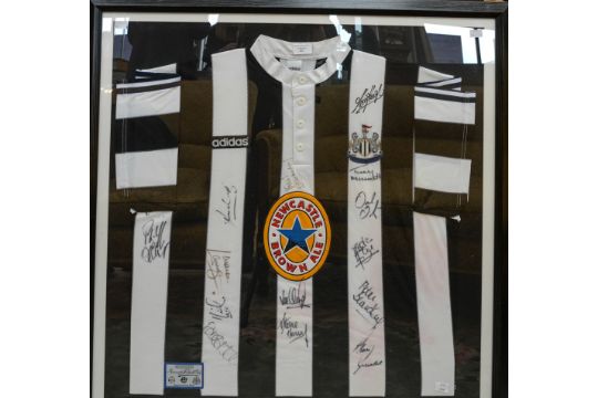 framed newcastle united shirt