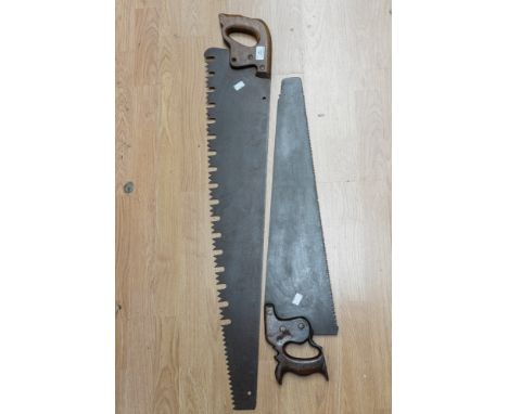 Two vintage saws.