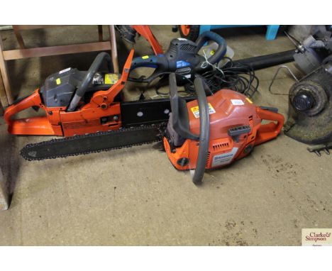 A Husqvarna 357XP chainsaw