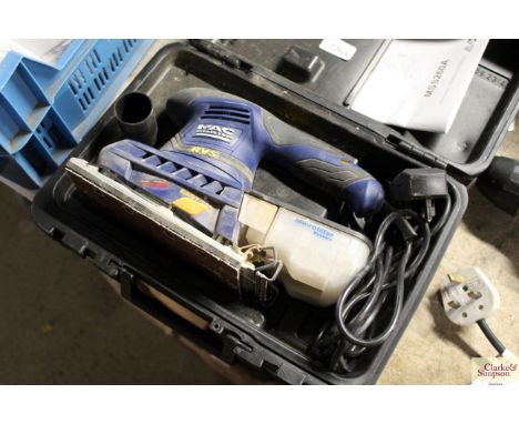A MacAllister RVS orbital sheet sander in case