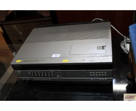 A Sharp video/cassette recorder