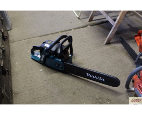 A Makita chainsaw 