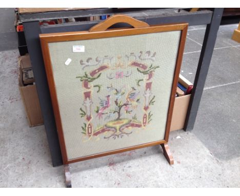 CROSS STITCH FIRESCREEN