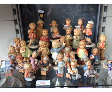 COLLECTION OF APPROX. 30 HUMMEL FIGURES SOME WITH BOXES     C