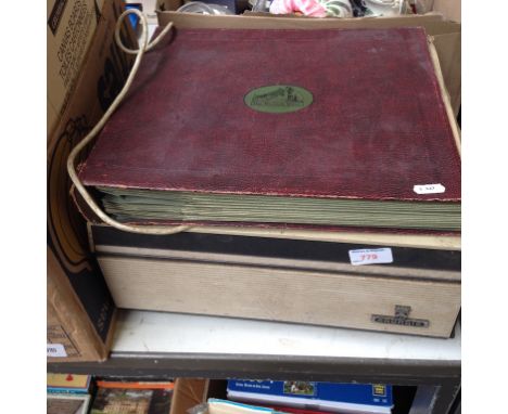 GRUNDIG RECORD PLAYER ND SOME 78S    T3