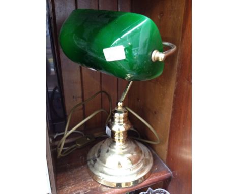 BRASS READING LAMP