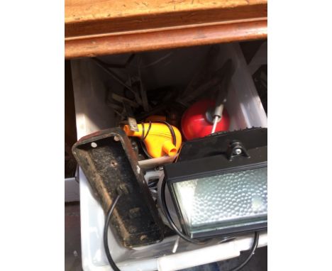 BOX INC, SECURITY LIGHT, TOOLS ETC.