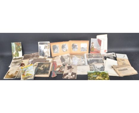 A collection of Edwardian and early 20th century postcards to include photographs of Bournemoth, Torbay &amp; Brighton as wel