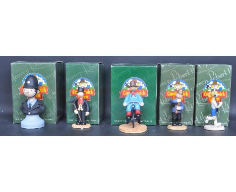 Camberwick Green – Robert Harrop – a collection of x 5 statues / figurines. To include; The Jogger Limited Edition CGQ02, Pug