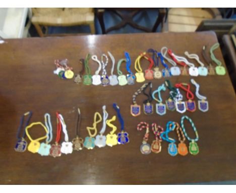 A collection of Henley Royal Regatta enamel Stewards' enclosure and members badges from 1975-2020, a complete run, (44), and 