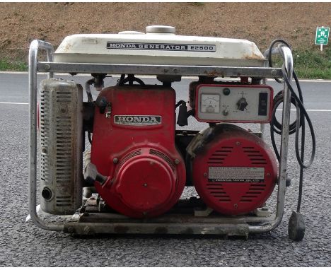 Honda E2500 electric generator with Honda general purpose petrol engine