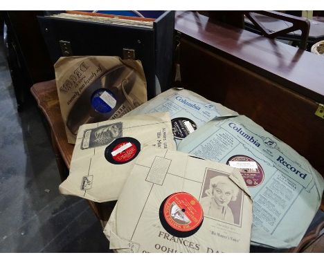 Quantity of long playing records and a collection of 78s 