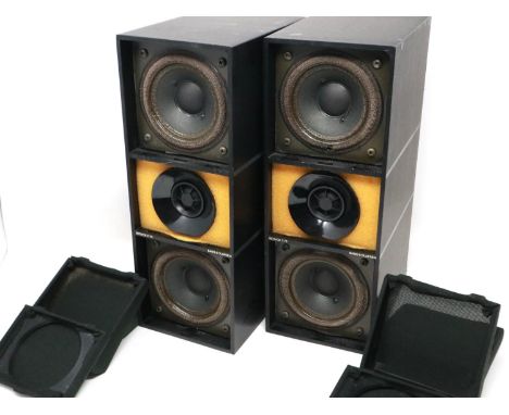 Pair of Bang &amp; Olufsen Beo Vox C75 bookshelf 75w speakers. P&amp;P Group 3 (£25+VAT for the first lot and £5+VAT for subs