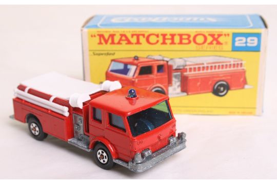 matchbox 29 fire pumper truck