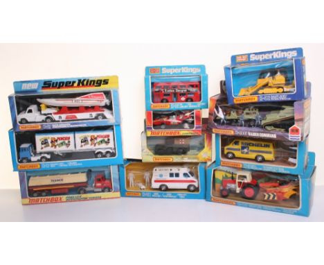 Quantity of Matchbox Superkings,K-11 Dodge Delivery Van, K-15 London Bus (The London Dungeon) K-16 Ford LTs Texaco Tanker,K-1