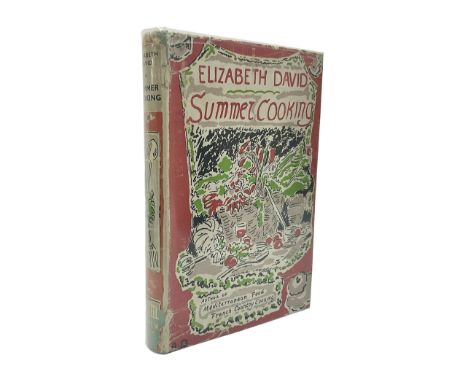 Elizabeth David; Summer Cooking, Museum Press, London, first edition, with original dust cover 