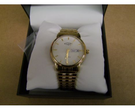 Boxed Rotary Mens Quartz Mens Watch : RRP £129, links removed but present, purchased by vendor as part a collection of over 1