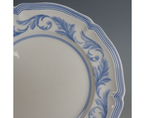 A Villeroy &amp; Boch 'Casa Azul' pattern part Dinner and Tea Service, to comprise fourteen Dinner Plates, twelve Plates, fif