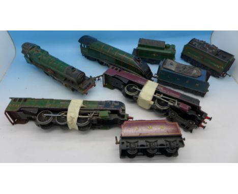 Model rail locomotives including Silver King