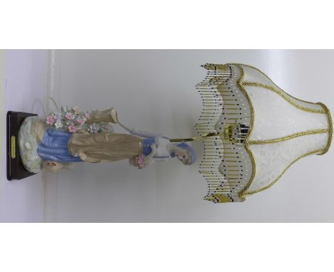 An Elegant Collection figural table lamp