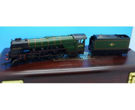 A Bachmann Blue Peter BR green, in presentation box