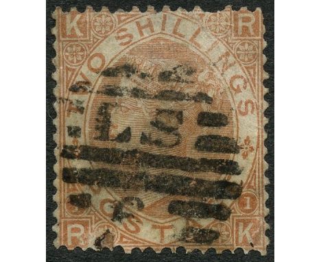 One stamp;- 2s brown used (SG 121)