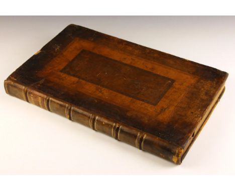 Rowe (Nicholas), LUCAN'S PHARSALIA, translated into English verse by Nicholas Rowe, first edition, full leather, laid paper, 