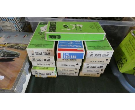 A Collection of Sixteen Vintage Subbuteo Football Teams in Boxes (Complete) 