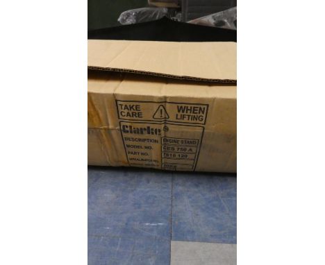 A New Clarke Engine Stand in Original Cardboard Box 