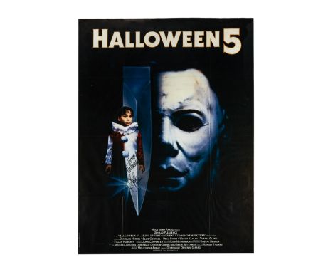 An Italian one-panel film poster for&nbsp;Halloween&nbsp;5: The Revenge of Michael Myers&nbsp;(Trancas International Films, 1