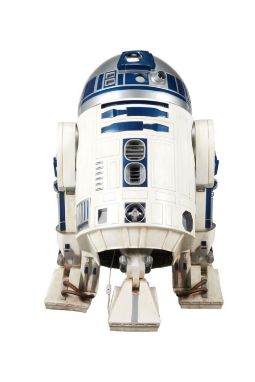 An original 1998 Don Post Studios display statue commemorating the character "R2-D2" as portrayed and operated by Kenny Baker