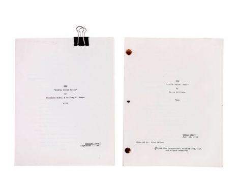 A pair of original scripts from the production of the sitcom Roc (HBO Independent Productions, 1991-94), for season two episo