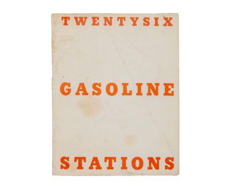 A limited edition Ed Ruscha Twentysix Gasoline Stations ground-breaking artist book (Cunningham Press / National Excelsior Pr