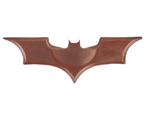 An original batarang prop as seen used by Christian Bale as "Bruce Wayne / Batman" in Batman Begins (Warner Bros. Pictures, 2