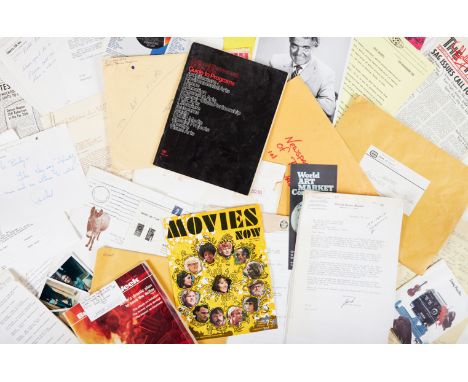 A collection of posters that belonged to Dennis Hopper. Included are a poster for "An Evening with Salvador Allende," a print